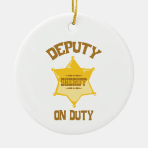Décoration En Céramique Sous-ministre en service