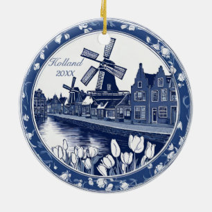 Décoration En Céramique Souvenir Holland Delft personnalisé