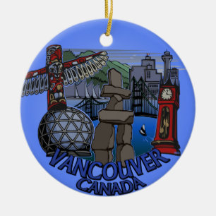 Décoration En Céramique Souvenirs de Vancouver d'ornement de Vancouver
