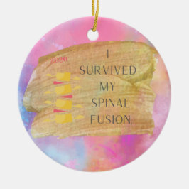 Décoration En Céramique Spinal Fusion Memento Christmas