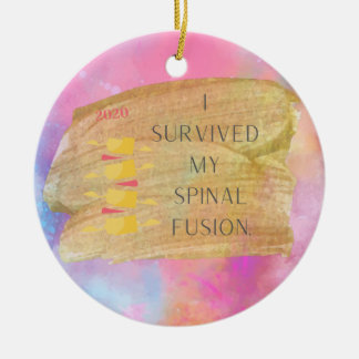 Décoration En Céramique Spinal Fusion Memento Christmas