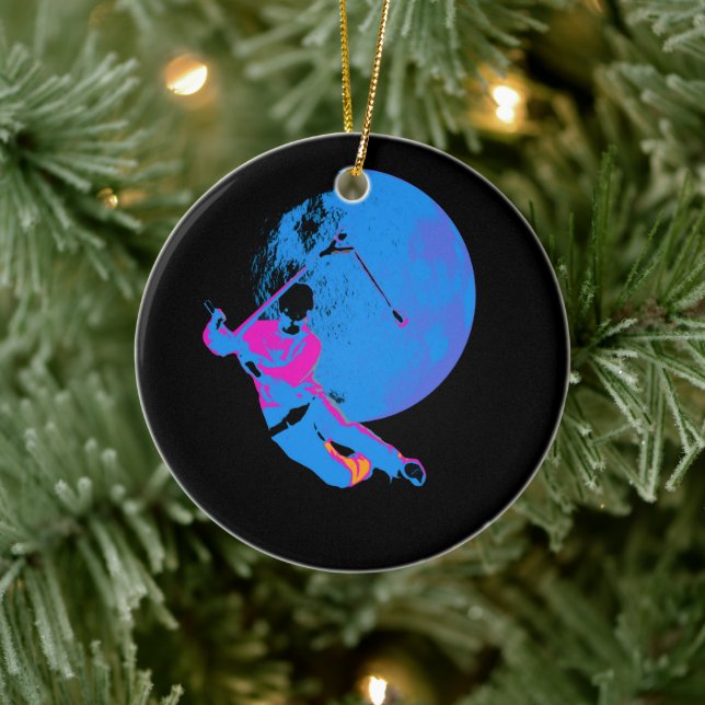 Décoration En Céramique Spinning the Moon - Scooter Rider (Arbre)