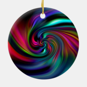 Décoration En Céramique Spirales Arrière - plans Abstraites douces I