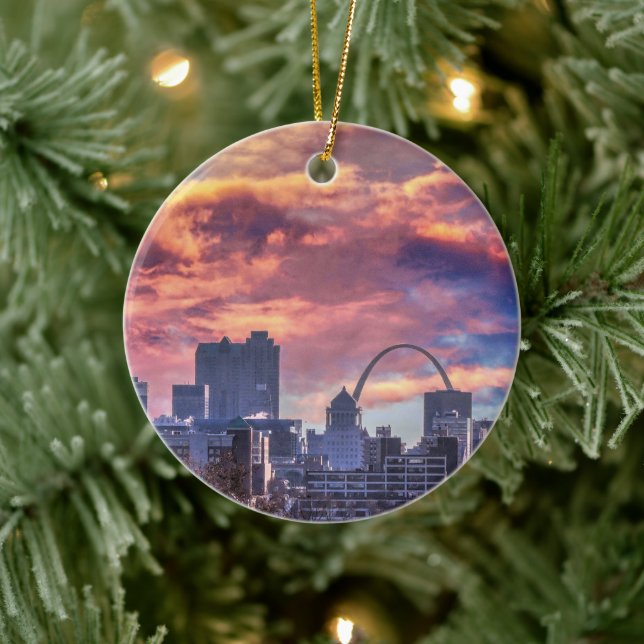 Décoration En Céramique St. Louis Sunrise (Arbre)