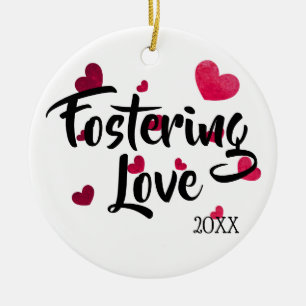 Décoration En Céramique Stimulant l'amour - cadeaux d'adoption d'accueil