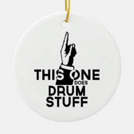 Décoration En Céramique Stuff - Drums Drôle Musique