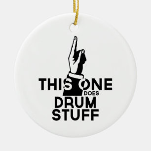 Décoration En Céramique Stuff - Drums Drôle Musique