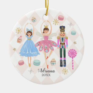 Décoration En Céramique Sucres Casse-Noisette Personnalisé Macaron