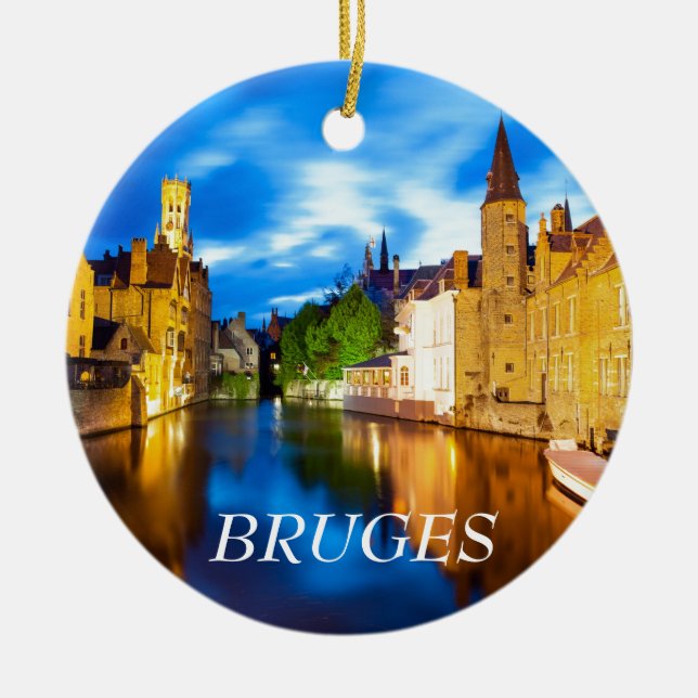 Décoration En Céramique Sunset à Bruges. Belgique (Devant)