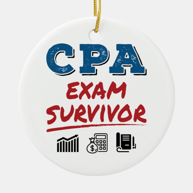 Décoration En Céramique Survivant de l'examen CPA (Devant)