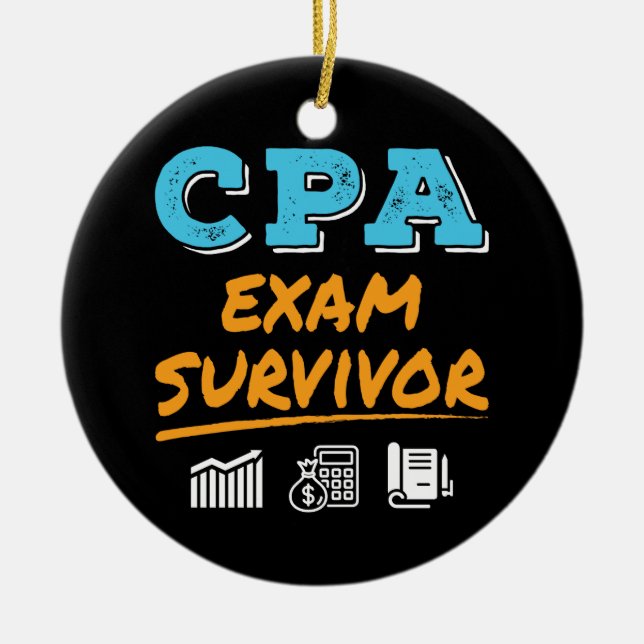Décoration En Céramique Survivant de l'examen CPA (Devant)