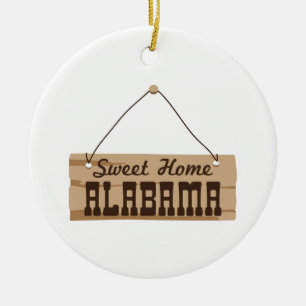 Décoration En Céramique Sweet Home Alabama