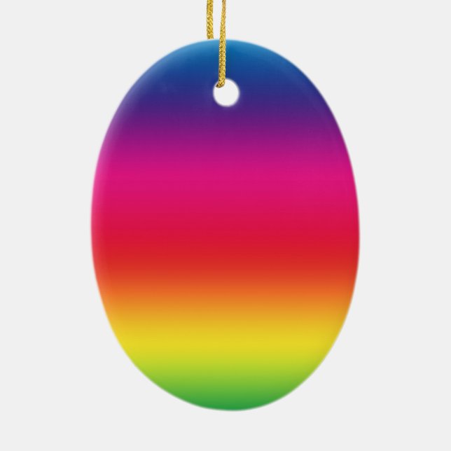 Décoration En Céramique Symbole de mouvement social LGBT (Dos)