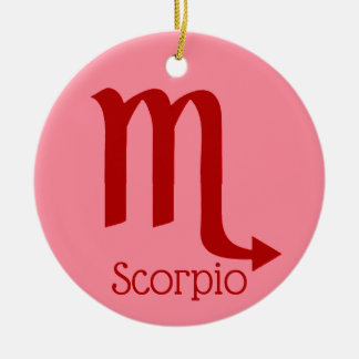 Décoration En Céramique Symbole zodiaque Scorpio Sun