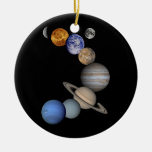 Décoration En Céramique système solaire planètes univers