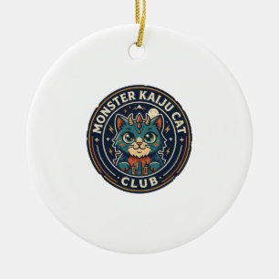 Décoration En Céramique T-shirt graphique Monster Kaiju Cat - Art Monster 