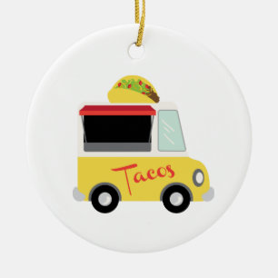 Décoration En Céramique Taco Truck Food