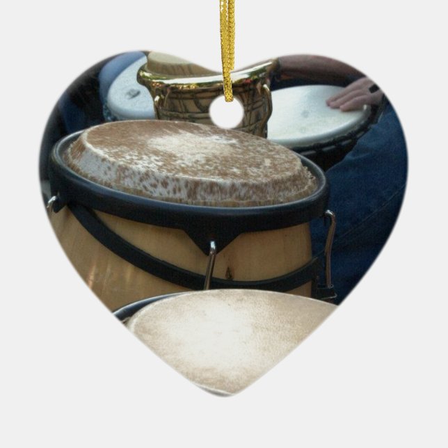 Décoration En Céramique tambours (Devant)