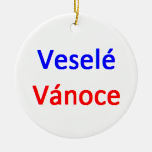 Décoration En Céramique Tchèque Joyeux Noël