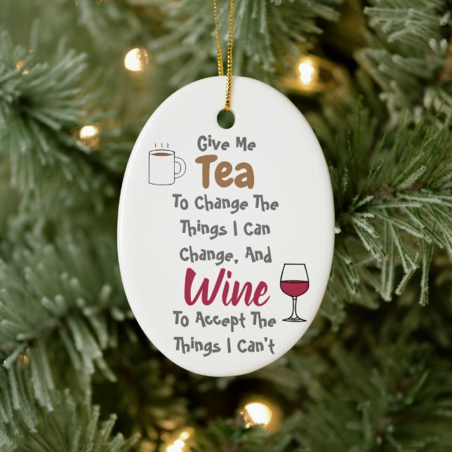 Décoration En Céramique Tea Et Vin En Céramique (Arbre)