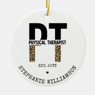 Décoration En Céramique Teetah, physiothérapeute personnalisée PT Imprim