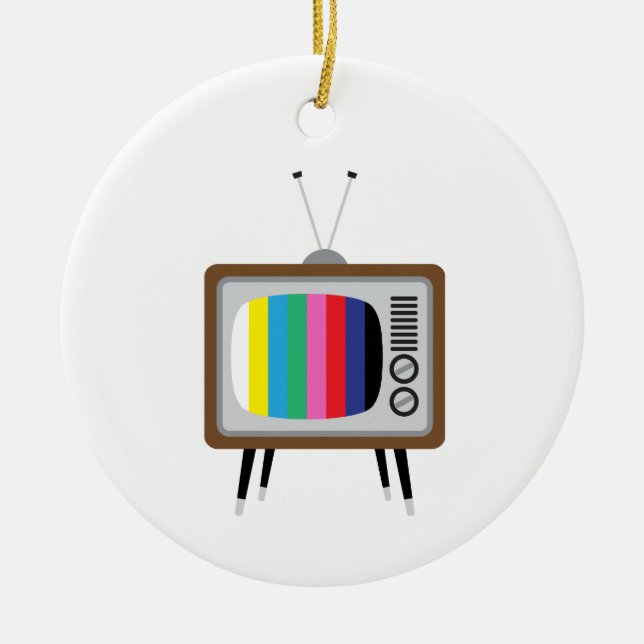 Décoration En Céramique Télévision vintage (Devant)