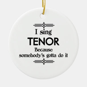 Décoration En Céramique Tenor - Il faut de la musique drôle à quelqu'un