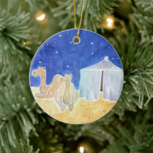 Tente Abraham et chameaux Jesse Tree