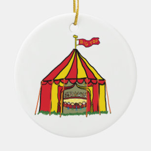 Décoration En Céramique Tente Big Top Circus