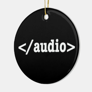Décoration En Céramique Terminer le code HTML5 audio