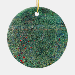 Décoration En Céramique Terrain de fleurs à Litzlberg Klimt, Paysage Vinta