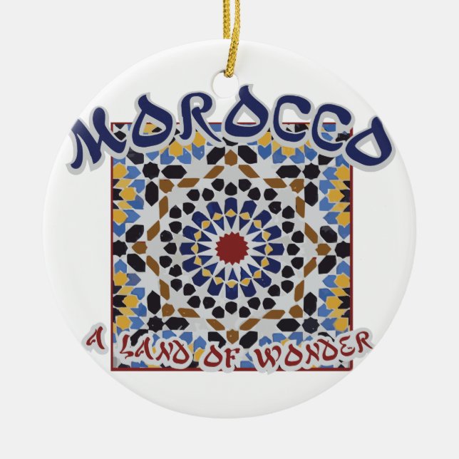 Décoration En Céramique Terre du Maroc de merveille (Devant)