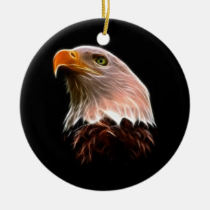 Décoration En Céramique Tête américaine d'Eagle chauve