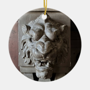 Décoration En Céramique Tête de lion