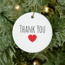 Thank You Gift Ornament