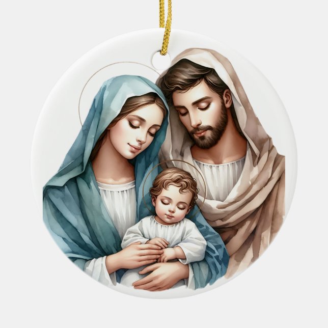 Décoration En Céramique The Holy Family (Devant)