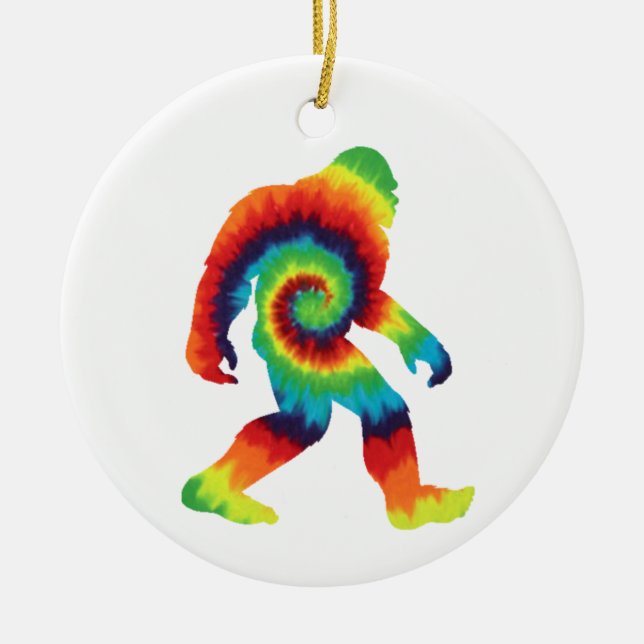 Décoration En Céramique Tie Dye Bigfoot (Devant)