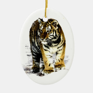Décoration En Céramique Tigre