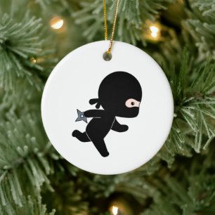 Décoration En Céramique Tiny Ninja Courir