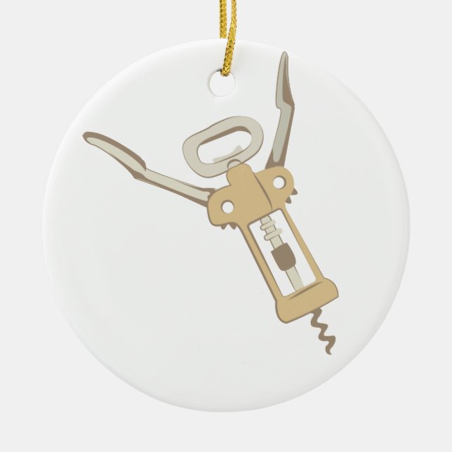 Décoration En Céramique Tire-bouchon (Devant)