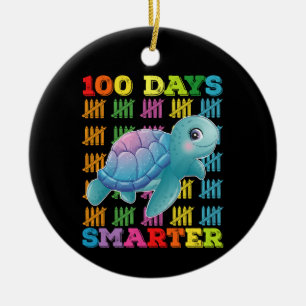 Décoration En Céramique Tortue plus intelligente de 100 jours 100e jour d'