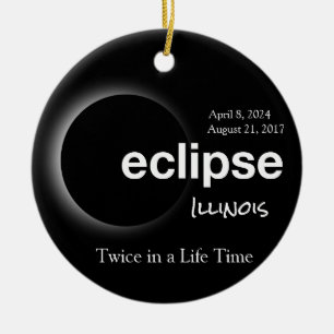 Décoration En Céramique Total Solaire Eclipse 2017 2024 - Illinois
