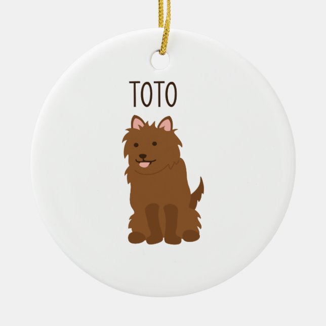 Décoration En Céramique Toto (Devant)