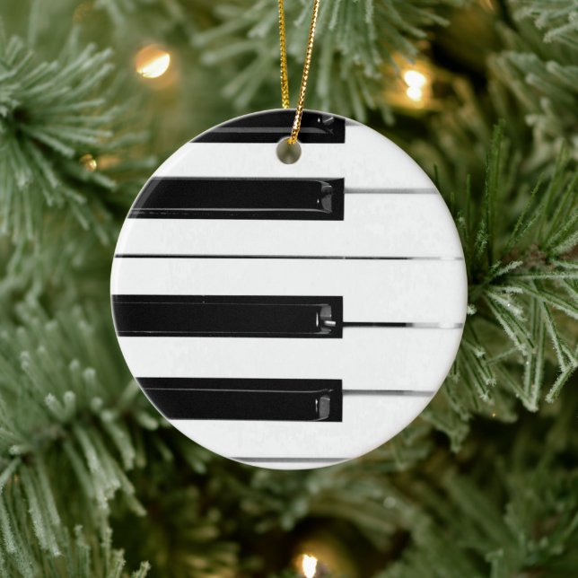 Décoration En Céramique Touches de clavier de piano (Arbre)
