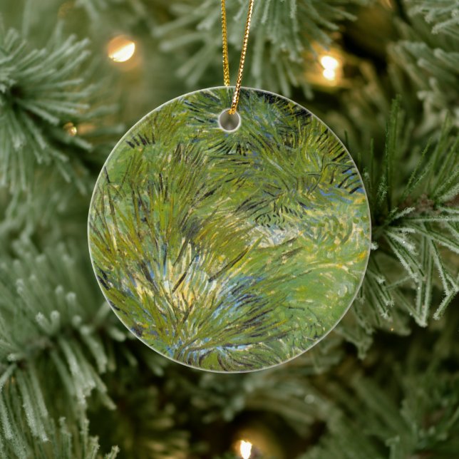 Décoration En Céramique Touffes d'Herbe par Vincent van Gogh (Arbre)