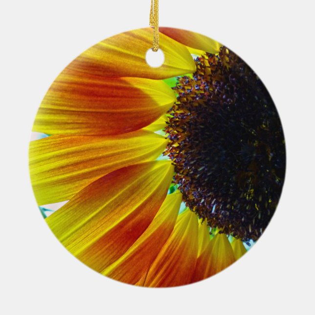 Décoration En Céramique Tournesol (Dos)