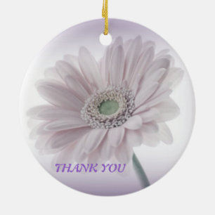 Décoration En Céramique Tournesol Pale Lilac