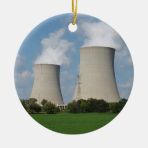 Décoration En Céramique Tours de refroidissement Plante d'énergie nucléair