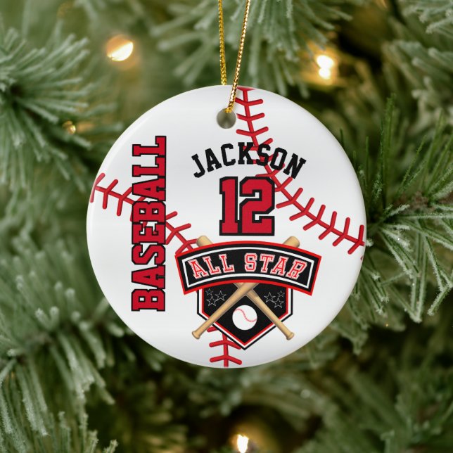 Décoration En Céramique Tous Star Baseball Jeu ⚾ Joueur (Arbre)