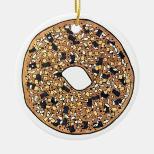 Décoration En Céramique Tout Bagel Pain Baker Foie Pâtisserie Chef